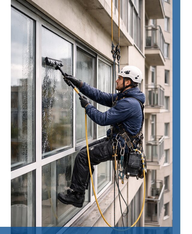 Мойка балконного остекления в Пятигорске от 3596 р. | ВЫСОТНИК-Птг