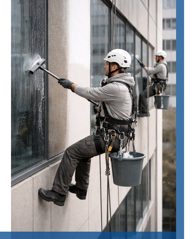 Мойка фасадов зданий в Пятигорске под ключ от 360 р. | ВЫСОТНИК-Птг