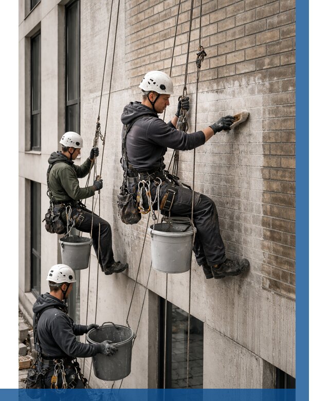 Удаление высолов с фасада в Пятигорске от 257 р. | ВЫСОТНИК-Птг