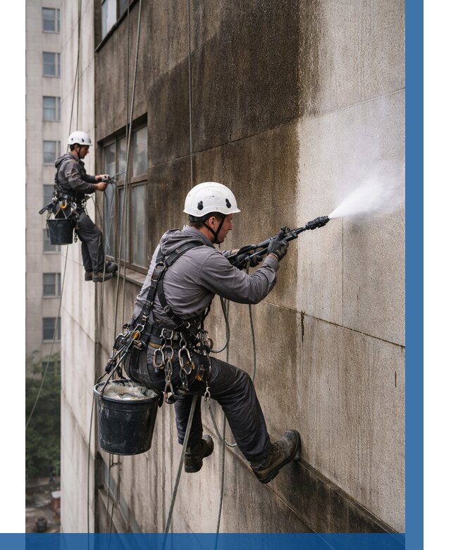 Очистка фасада от копоти в Пятигорске от 257 р. | ВЫСОТНИК-Птг