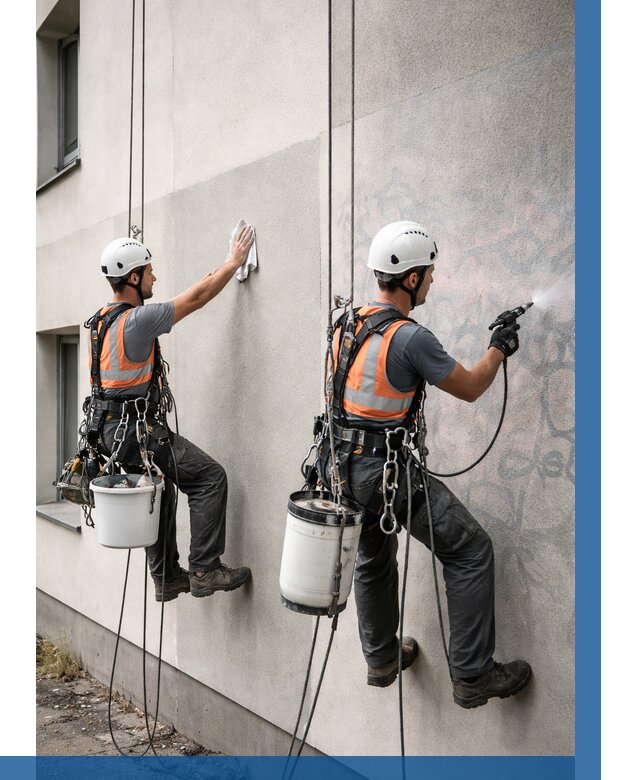 Антиграффити покрытие фасада в Пятигорске от 616 р. | ВЫСОТНИК-Птг