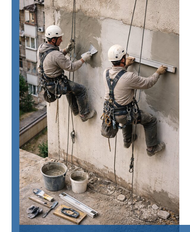 Комплексный ремонт штукатурного фасада с гарантией в Пятигорске