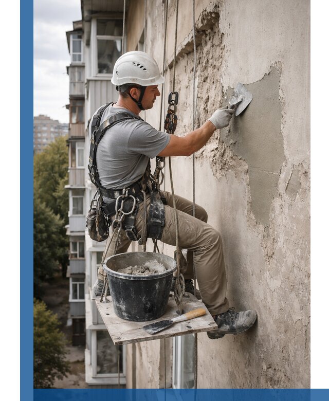 Восстановление фасадной штукатурки в Пятигорске с гарантией качества