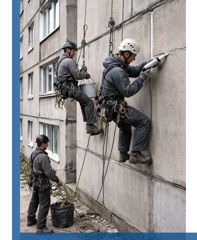 Герметизация межпанельных швов в Пятигорске с гарантией герметичности