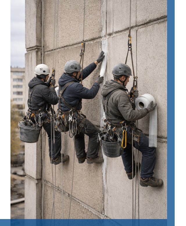 Ремонт межпанельных швов в Пятигорске от 770 р. | ВЫСОТНИК-Птг