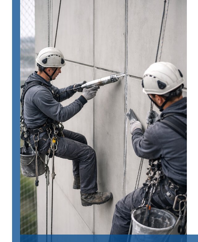 Первичная герметизация швов фасадов и кровель в Пятигорске