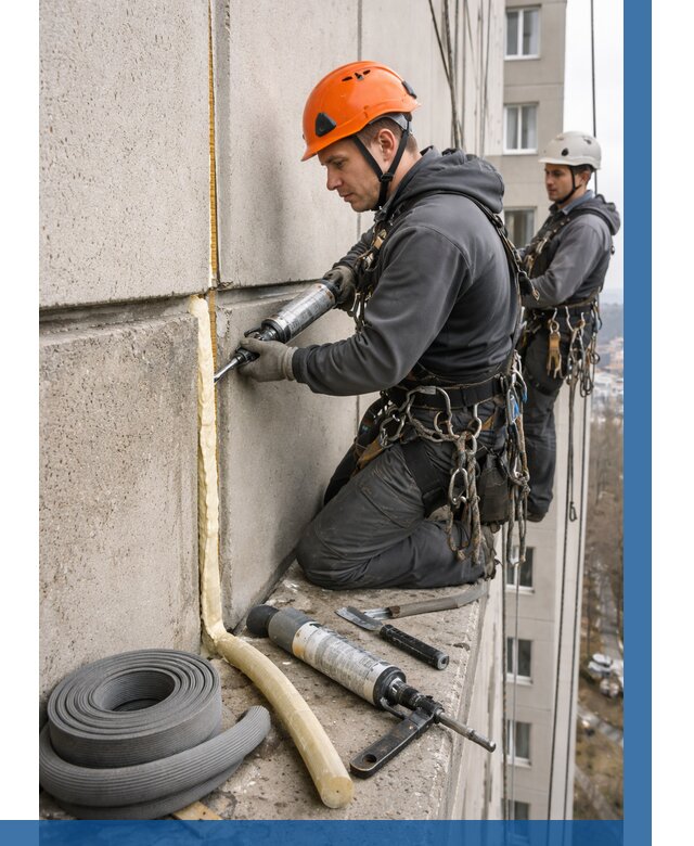 Теплый шов межпанельные швы в Пятигорске от 719 р. | ВЫСОТНИК-Птг