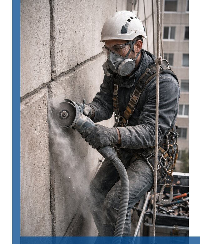 Штробление межпанельных швов в Пятигорске качественно и быстро