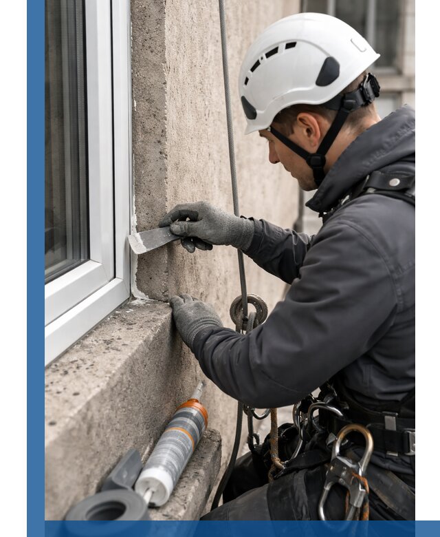 Герметизация монтажных швов окон в Пятигорске с гарантией качества