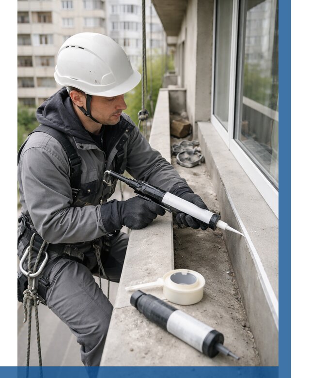 Герметизация швов лоджии в Пятигорске от 4623 р. | ВЫСОТНИК-Птг