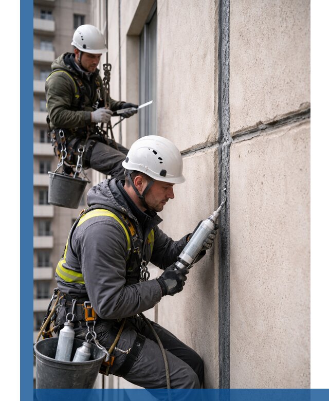 Герметизация деформационных швов фасада в Пятигорске качественно