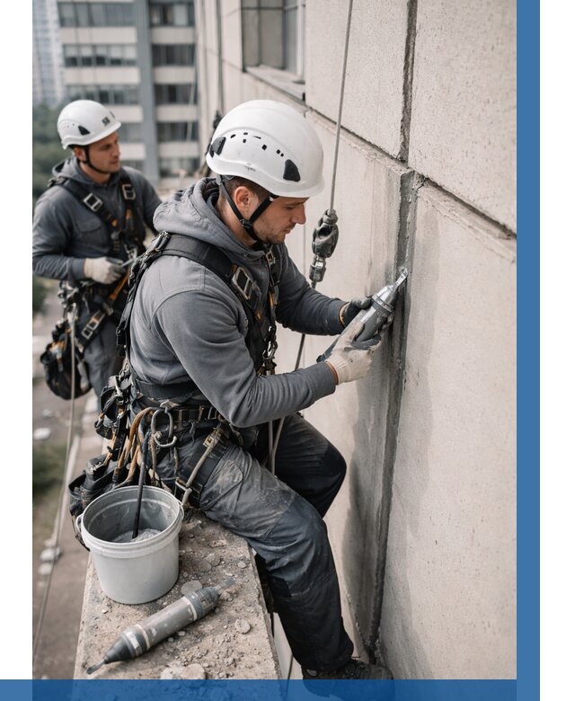 Ремонт деформационных швов здания в Пятигорске от 1027 р. | ВЫСОТНИК-Птг