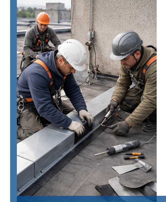 Ремонт кровельных примыканий в Пятигорске профессионально