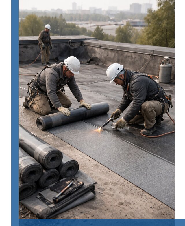 Монтаж мягкой кровли в Пятигорске профессионально и надежно