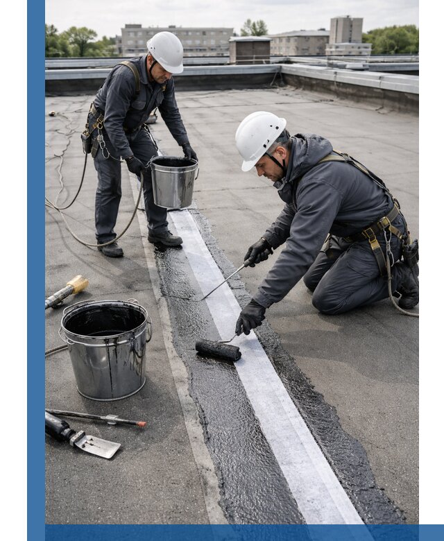 Гидроизоляция кровли мастикой в Пятигорске надежная защита