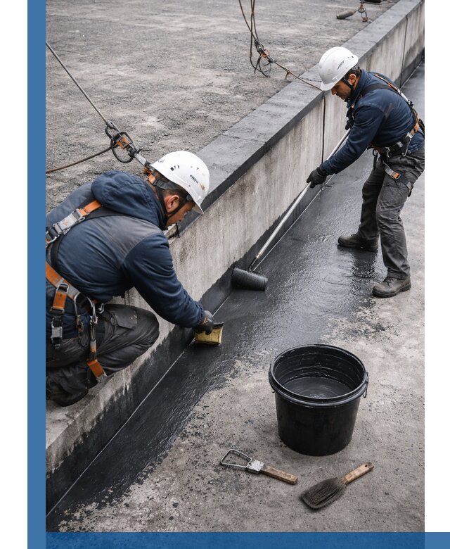 Гидроизоляция кровли жидкой резиной профессионально в Пятигорске