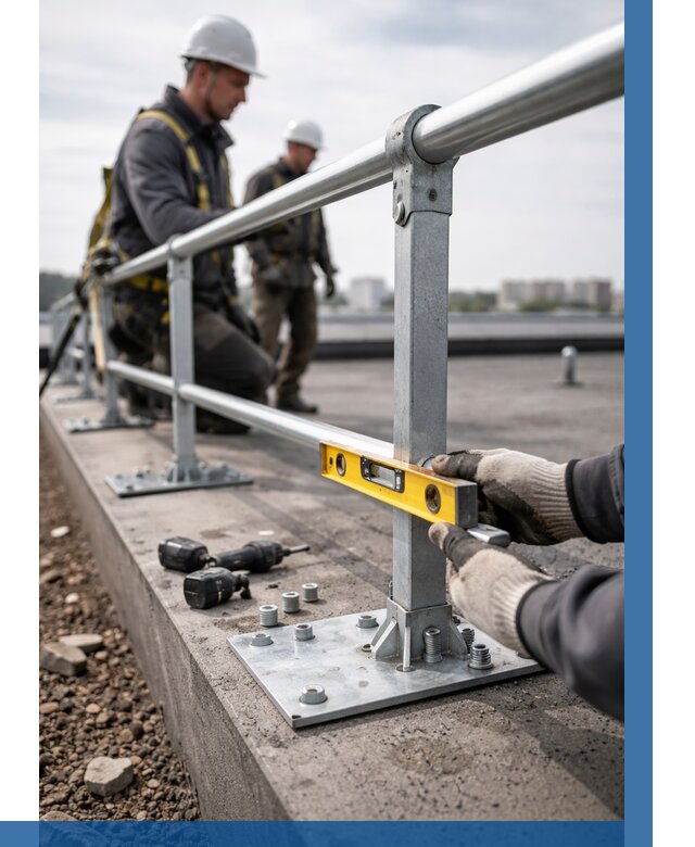 Монтаж кровельного ограждения в Пятигорске от 1233 р. | ВЫСОТНИК-Птг