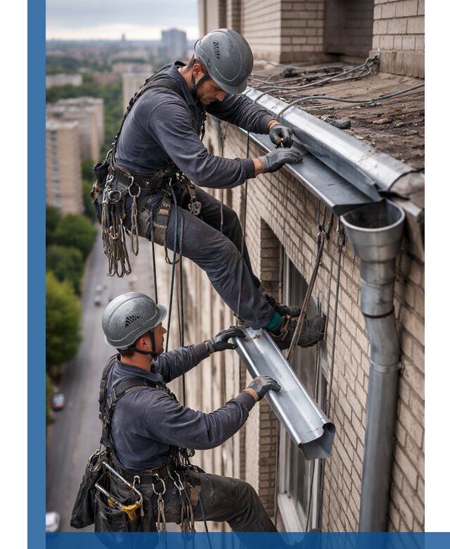 Ремонт водосточных желобов в Пятигорске, быстро и качественно