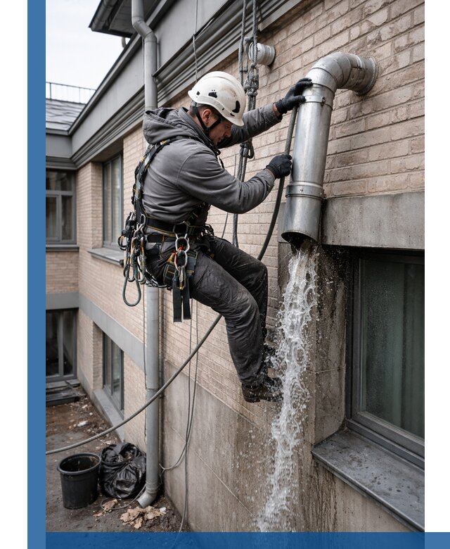 Профессиональная прочистка водосточных труб в Пятигорске с гарантией