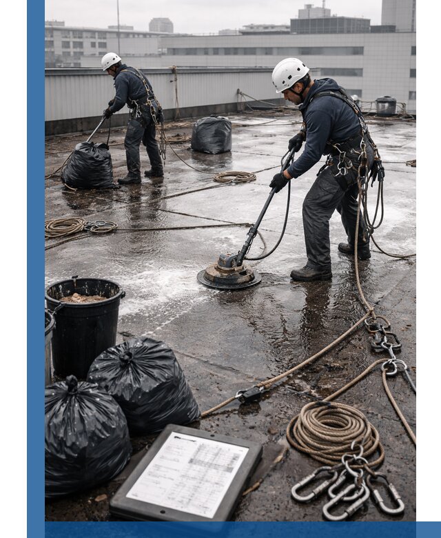 Плановая очистка кровли по графику в Пятигорске для безопасности