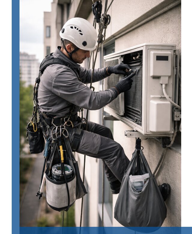 Обслуживание внешнего блока кондиционера в Пятигорске профессионально