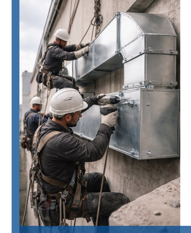 Профессиональный монтаж вентиляционных коробов в Пятигорске под ключ