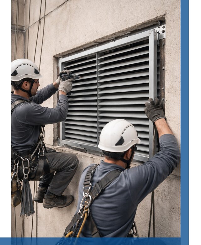 Монтаж вентиляционных решеток в Пятигорске от 4623 р. | ВЫСОТНИК-Птг