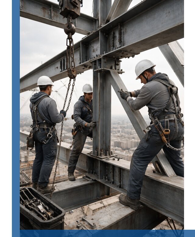 Профессиональный монтаж металлоконструкций на высоте в Пятигорске