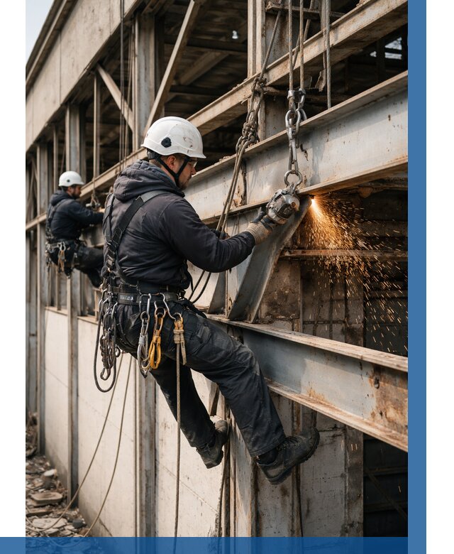 Демонтаж металлоконструкций на высоте в Пятигорске от 6677р. |ВЫСОТНИК-Птг