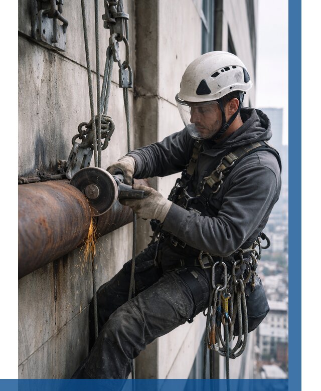 Резка металла на высоте в Пятигорске по цене от 4623 р. | ВЫСОТНИК-Птг