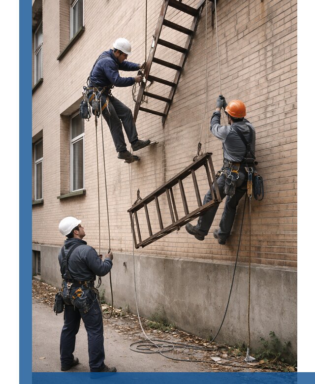 Демонтаж пожарной лестницы в Пятигорске быстро и безопасно
