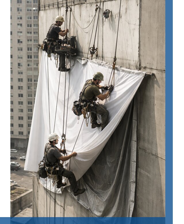 Замена баннерного полотна в Пятигорске от 6677 р. | ВЫСОТНИК-Птг—заказать