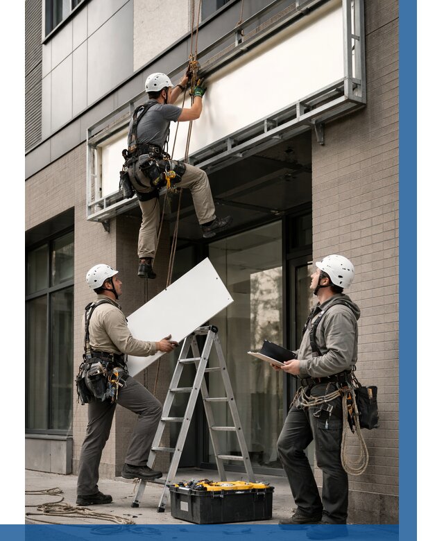 Монтаж светового короба в Пятигорске от 6677 р. | ВЫСОТНИК-Птг