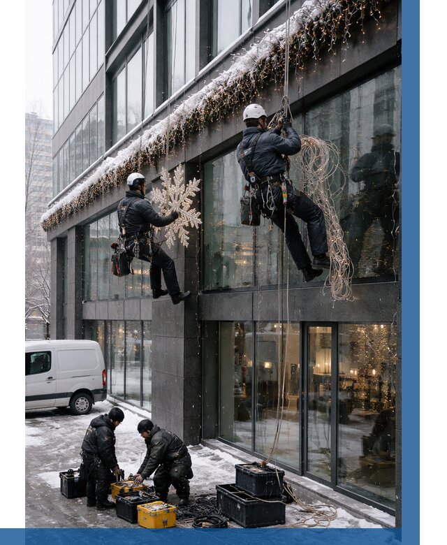 Демонтаж новогоднего оформления в Пятигорске от 5650 р. | ВЫСОТНИК-Птг