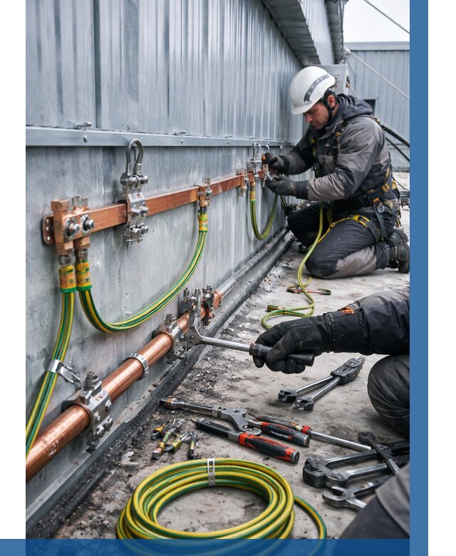 Монтаж заземления здания в Пятигорске от 25683 р. | ВЫСОТНИК-Птг