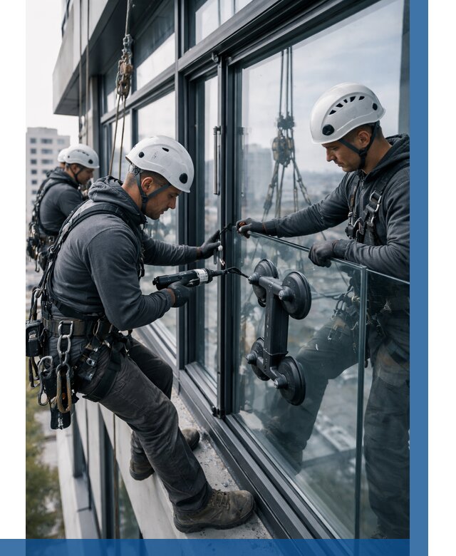 Витражное остекление зданий в Пятигорске от 3596 р. | ВЫСОТНИК-Птг