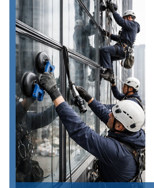 Радиусное остекление фасадов под ключ в Пятигорске с гарантиями