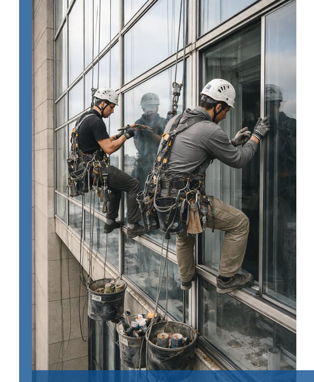 Ремонт витражных конструкций и фасадного остекления в Пятигорске