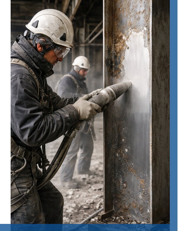 Удаление старой краски с металла в Пятигорске от 462 р. | ВЫСОТНИК-Птг