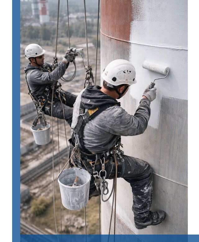 Покраска дымовых труб в Пятигорске: антикоррозийная защита и восстановление