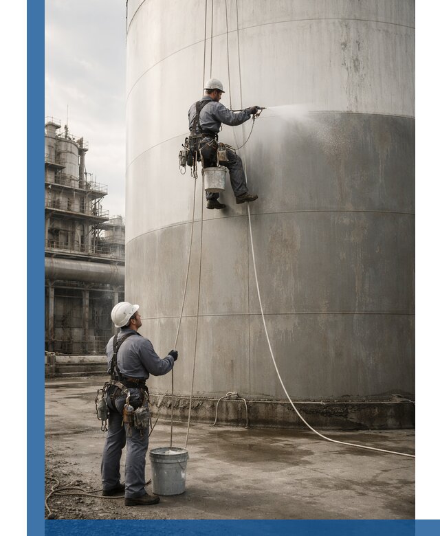 Покраска стальных резервуаров и емкостей в Пятигорске профессионально