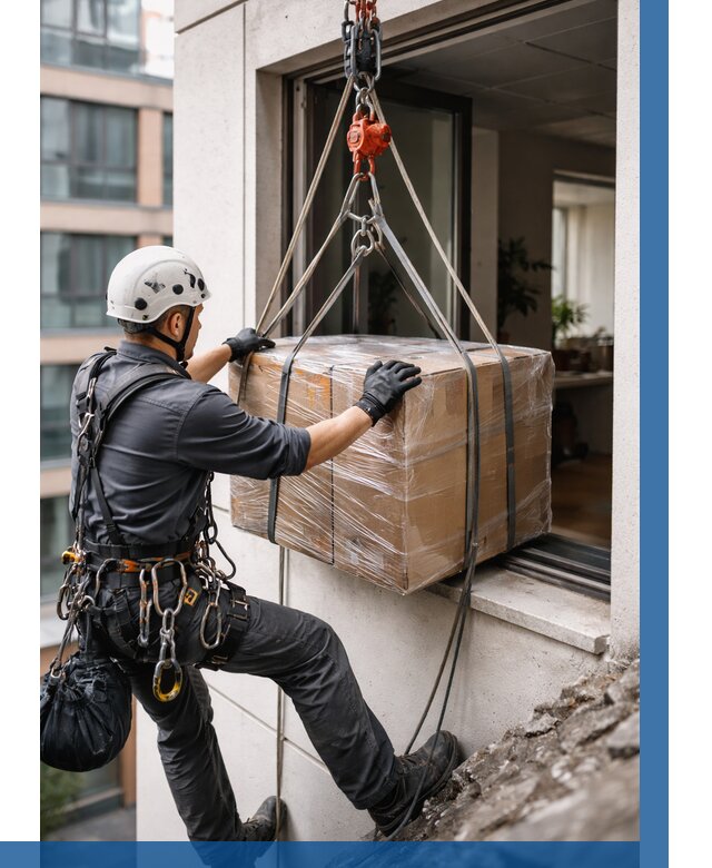 Подъем груза через окно в Пятигорске от 4623 р. | ВЫСОТНИК-Птг