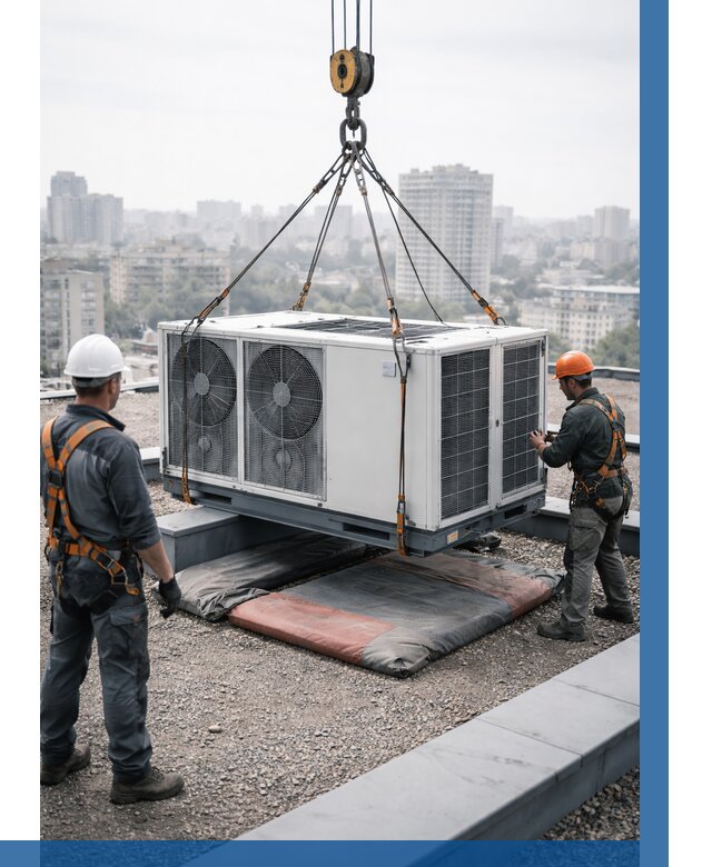 Подъем груза на крышу в Пятигорске от 5137 р. | ВЫСОТНИК-Птг заказать