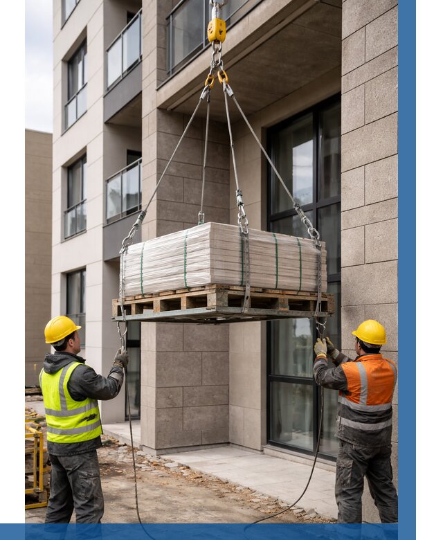 Подъем керамогранита на этаж в Пятигорске от 3596 р. | ВЫСОТНИК-Птг