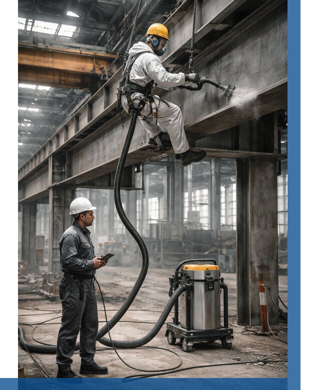 Обеспыливание конструкций в цехе в Пятигорске от 4315 р. | ВЫСОТНИК-Птг