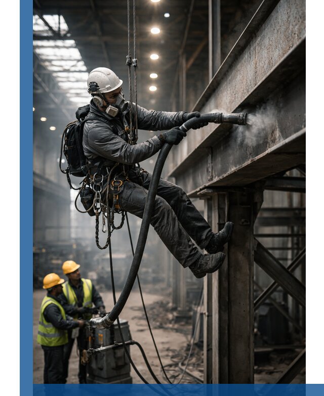 Обеспыливание конструкций в цехах промышленного производства в Пятигорске