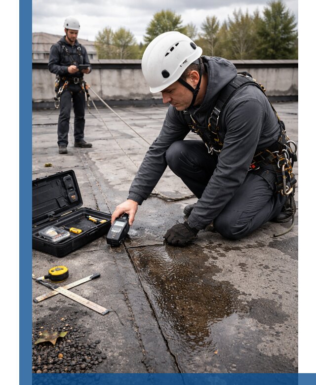 Обследование кровли на протечки и выявление дефектов в Пятигорске