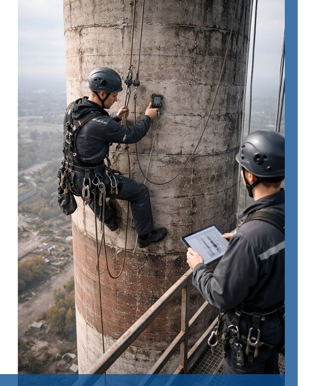 Обследование дымовой трубы в Пятигорске от 8218 р. | ВЫСОТНИК-Птг